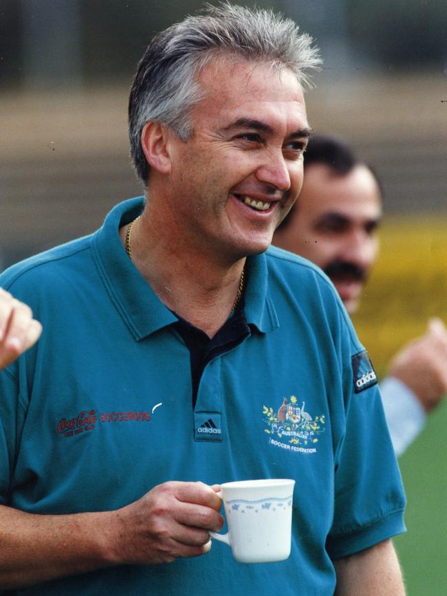 The late Socceroos coach Eddie Thomson in 1994