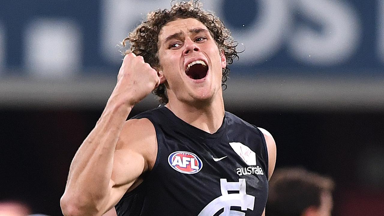 Charlie Curnow has the potential to be one of the game’s best. Pic: AAP 