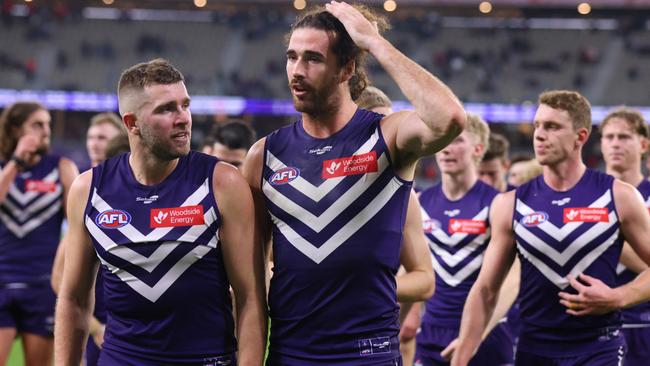 The Dockers were no match for the Swans at home on Saturday night. Picture: James Worsfold/Getty Images