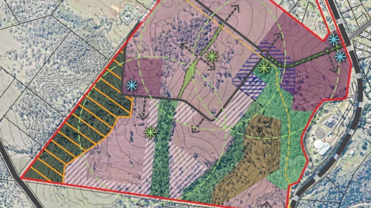 New layout images have been released of Habitat Mt Kynoch, which is currently in the public notification stage with the Toowoomba Regional Council.