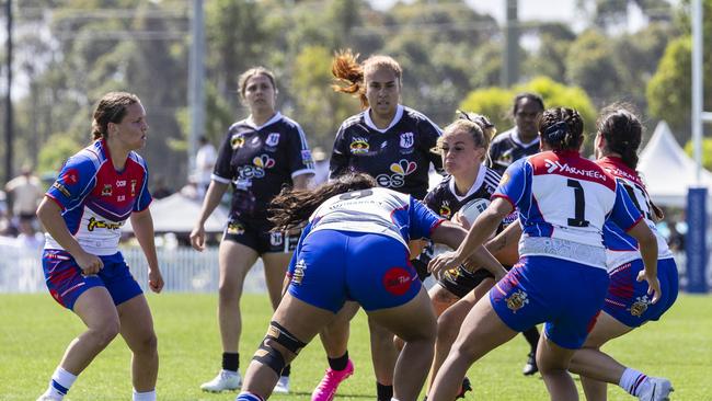 Women's Koori Knockout grand final, Redfern All Blacks vs Newcastle Yowies. Picture: Andrea Francolini