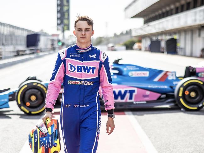 Piastri has graduated from Alpine reserve driver to McLaren. Picture: Twitter.