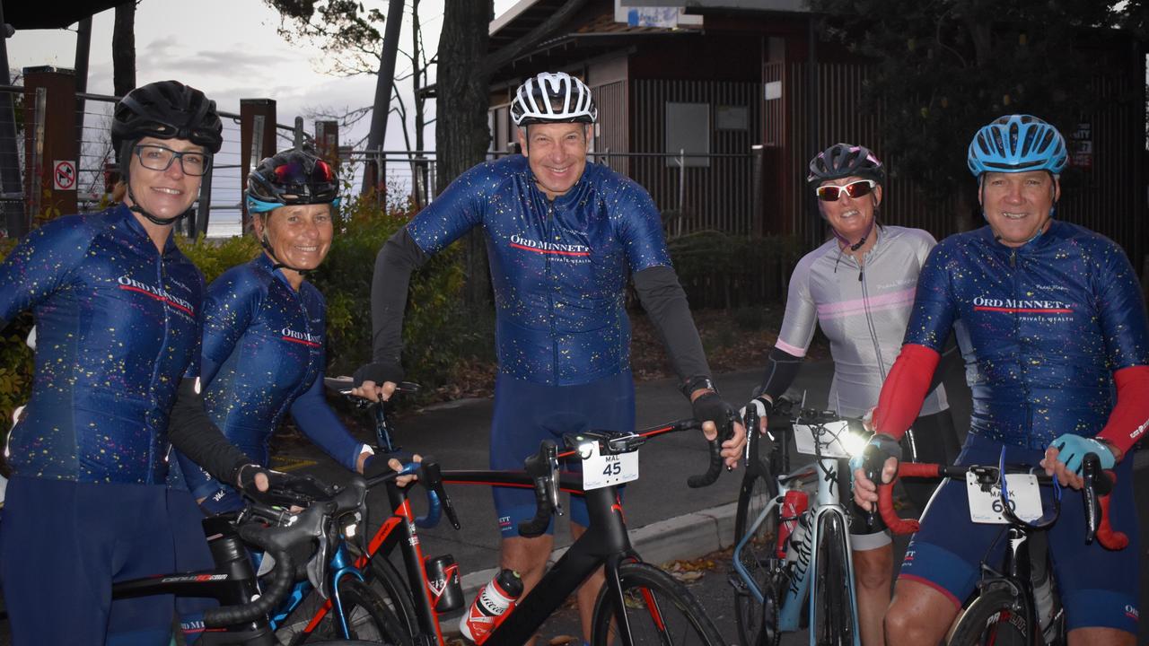 (L to R) Sylvia Clonan, Vlasta Gall, Mal Clonan, Jo Bettison and Mark Fielding. Picture: Isabella Magee