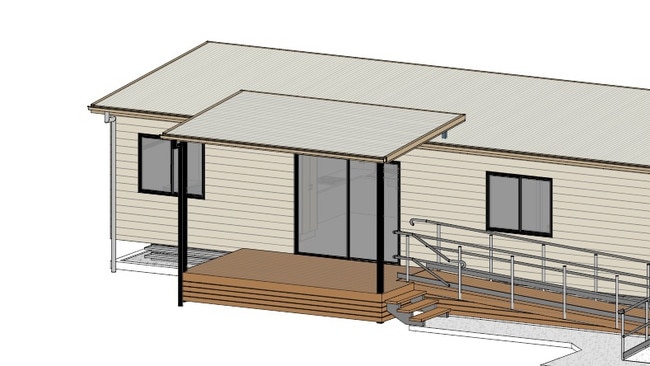 An example of the Fountain St accommodation units, Emu Park.