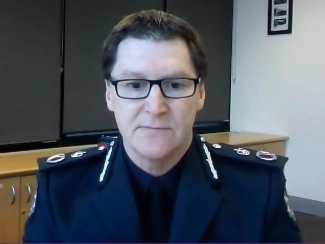 Chief Commissioner of Victoria Police, Shane Patton.