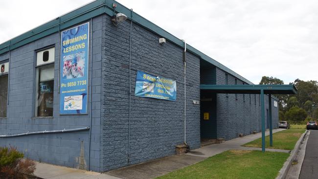 Bulleen Swim Centre is set to make way for the road project. Picture: Tony Gough