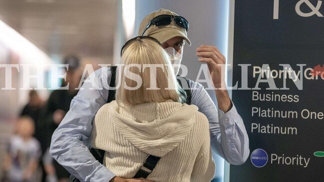 Bali Nine member Michael Czugaj arrives in Brisbane on Friday morning. Picture: Liam Mendes