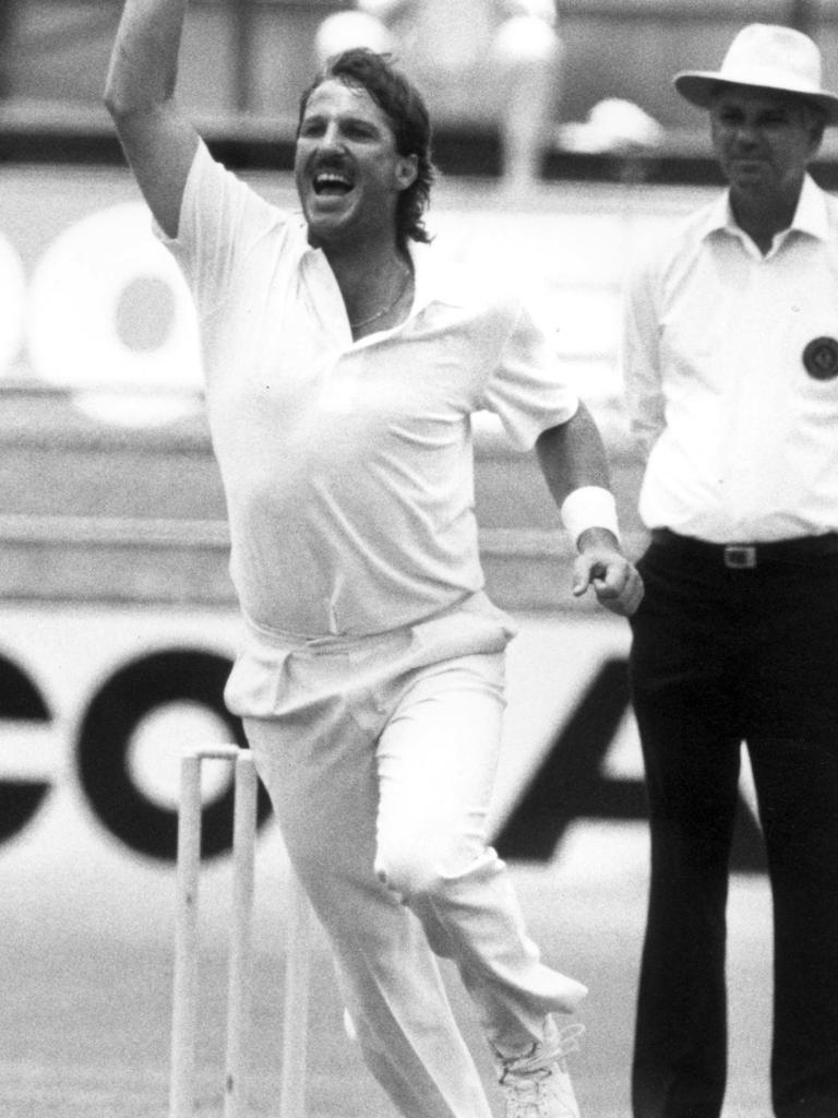 Ian Botham playing Sheffield Shield for Queensland.