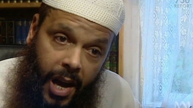 ABC TV video still of self-styled Islamic radical Abdul Nacer Benbrika (aka Abu Bakr) during an interview with ABC-TV at his home in Melbourne.