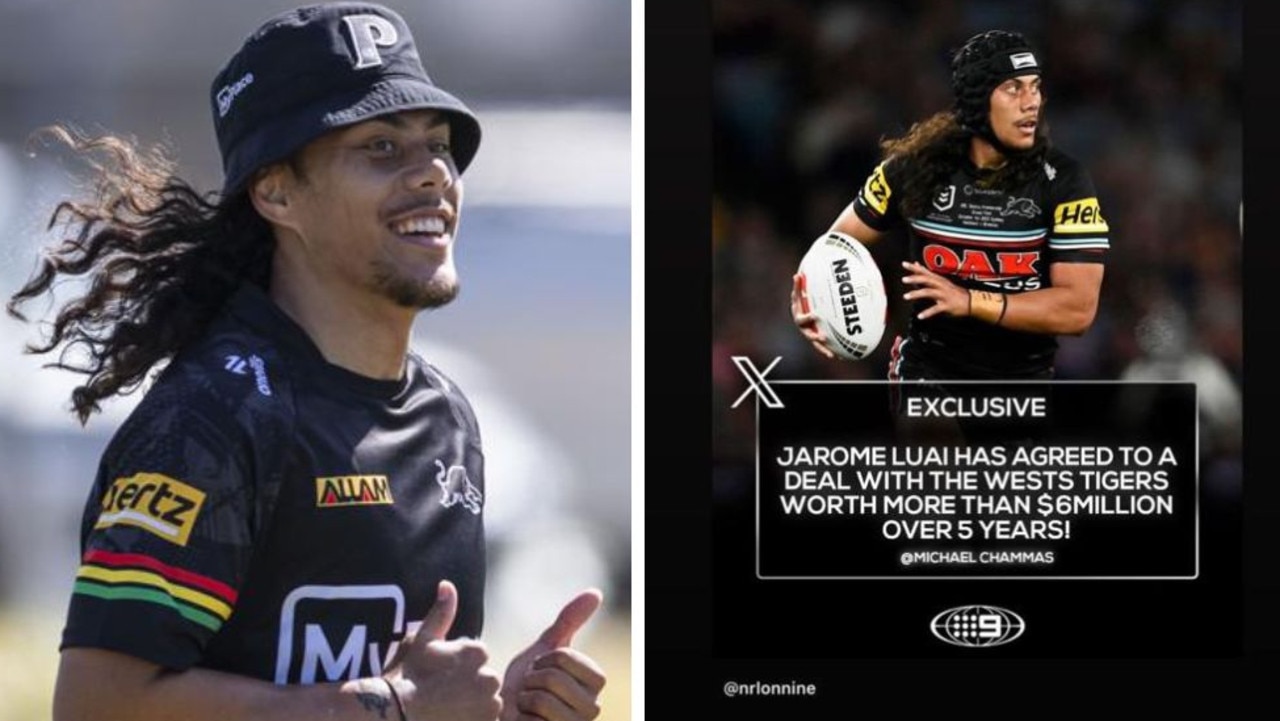 Jarome Luai says a deal to change teams hasn't been locked in yet.