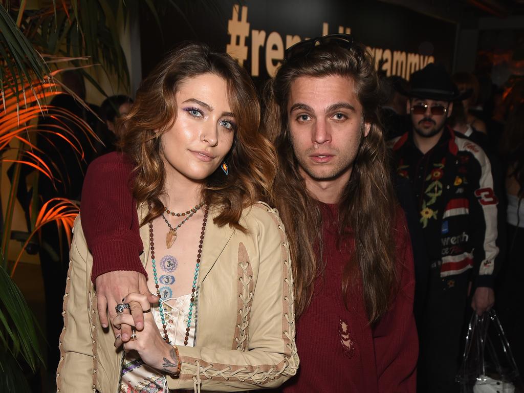 Paris Jackson with boyfriend Gabriel Glenn. Picture: Getty Images for Republic Records