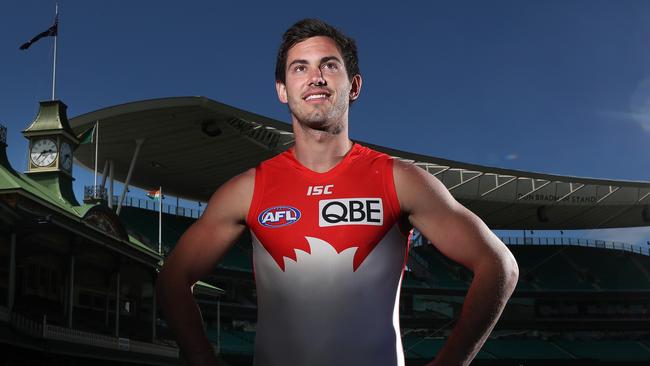 Former Sydney Swans player Daniel Menzel at the SCG. Picture. Phil Hillyard