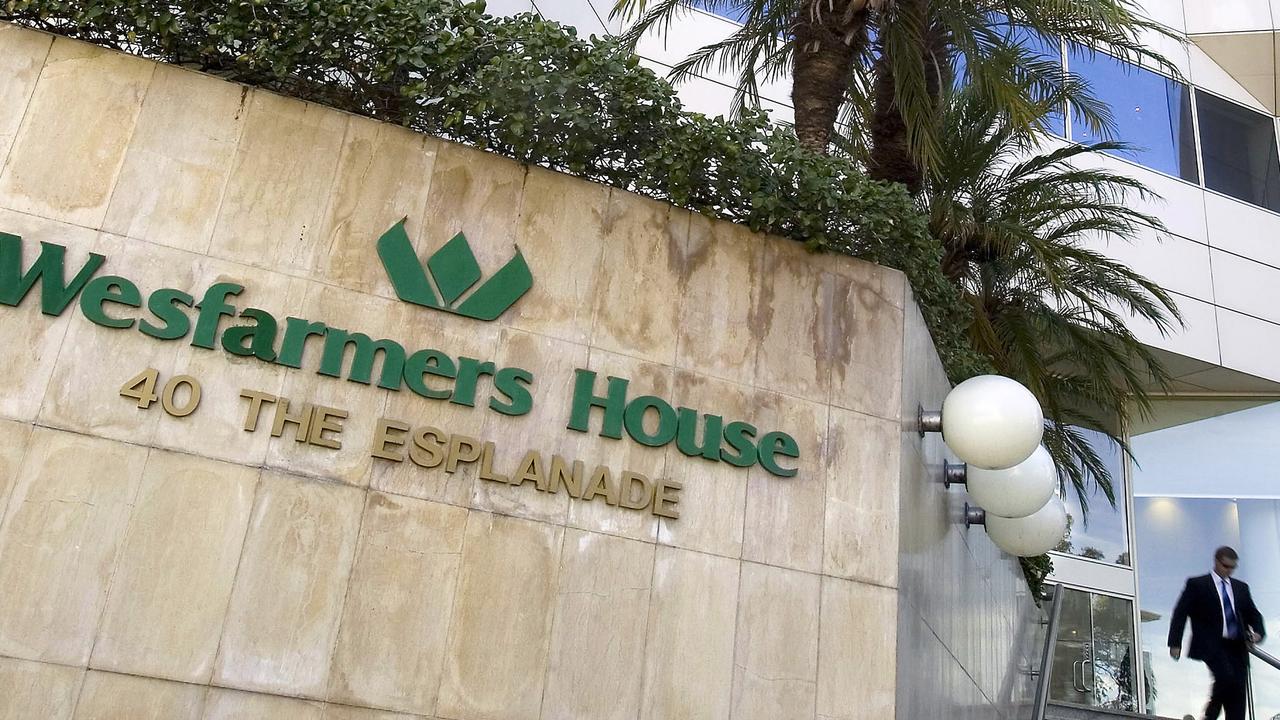 Wesfarmers staff can get access to a shares program. Picture: AFP