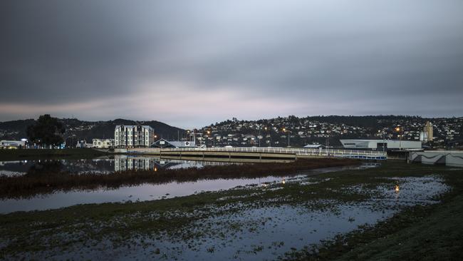 Launceston, Tasmania during the 2016 floods. Heath Holden/The Australian