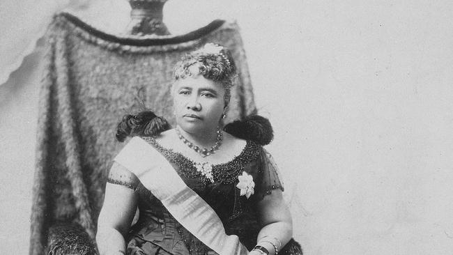 Queen Liliuokalani. Photographed around 1891 by James J. Williams for a Hawaiian newspaper. Public domain