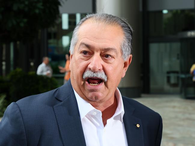 President of the Brisbane 2032 organising committee Andrew Liveris said the meeting had been robust. Picture: Tertius Pickard