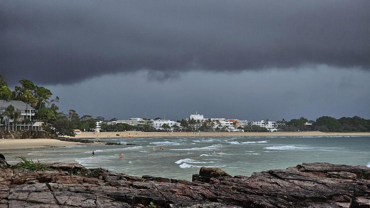 Samsung Galaxy S23 Ultra took this photo of the storm clouds over Noosa which was featured on the home page of the Courier Mail recently. Photo: Mark Furler