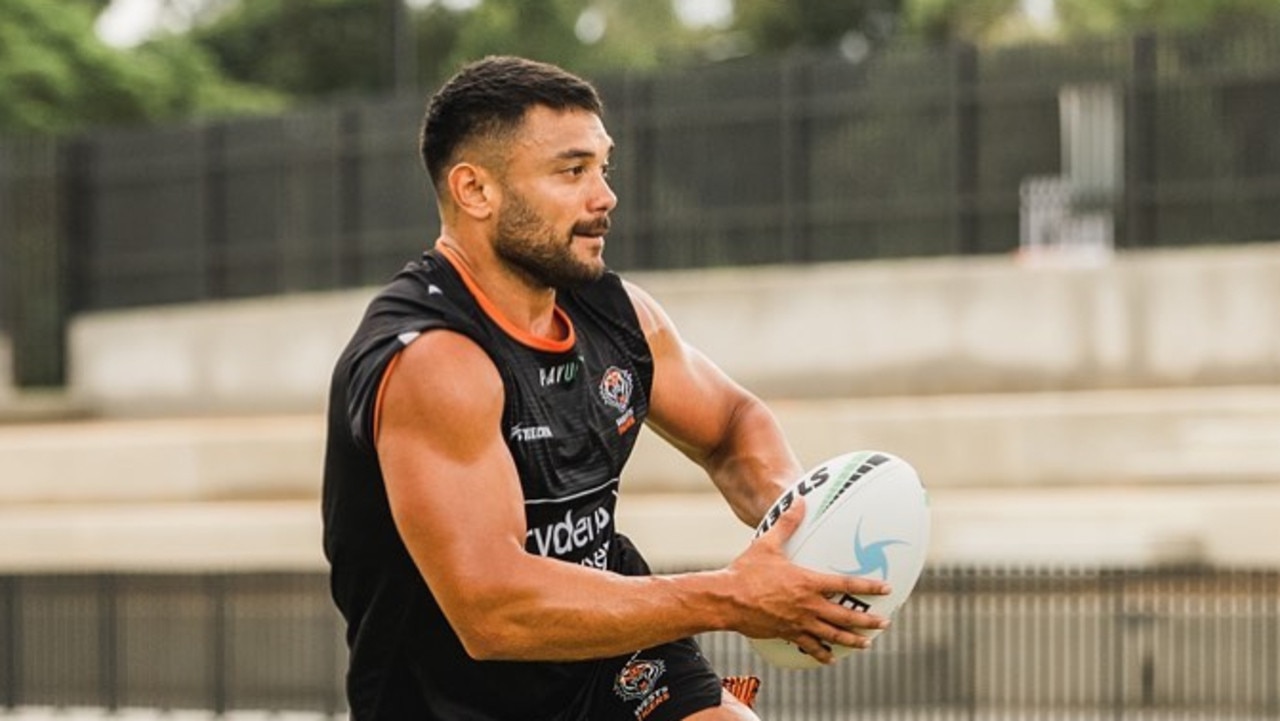 David Nofoaluma returned to training on Monday. Picture: Supplied.