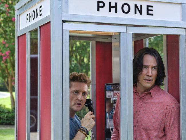 Keanu Reeves and Alex Winter in Bill and Ted Face the Music