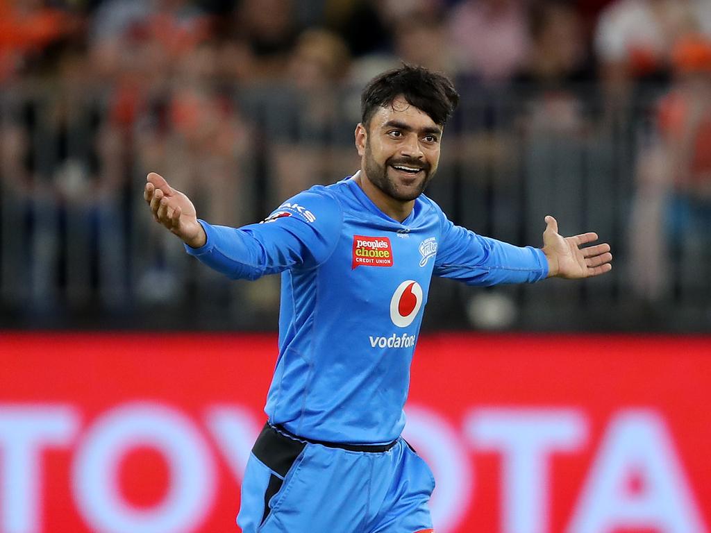 Rashid Khan of the Adelaide Strikers.