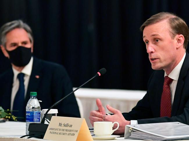 US Secretary of State Antony Blinken and US national security advisor Jake Sullivan. Picture: AFP