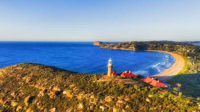 The lighthouse on Barrenjoey Head, at Palm Beach, has some of the most spectacular views in Sydney. Overnight visitors may be allowed to stay at he complex. Picture: iStock