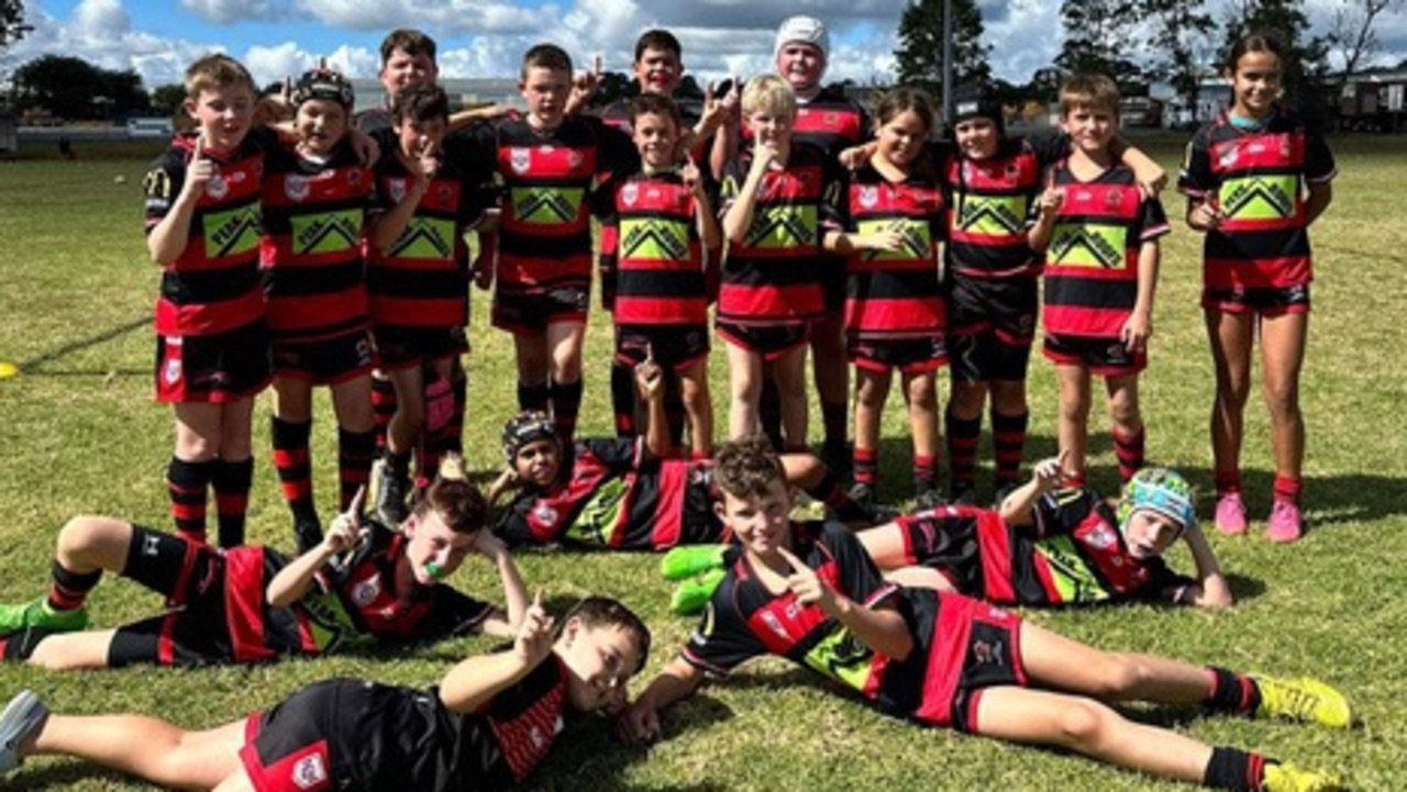 The Valleys Roosters under-11 team. 2024
