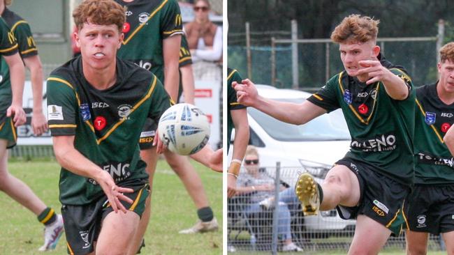 Zacc Lewis (left) and Daniel Brady (right) of the Stingrays of Shellharbour U18s. Picture: Supplied