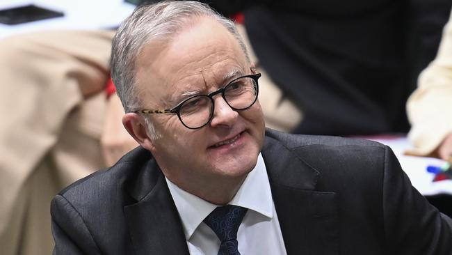 Prime Minister Anthony Albanese during Question Time at Parliament House in Canberra. Picture: NewsWire / Martin Ollman