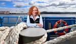 Doctor Tara Martin who is the ships Geophysicist. Tour of the new CSIRO ship Investigator.