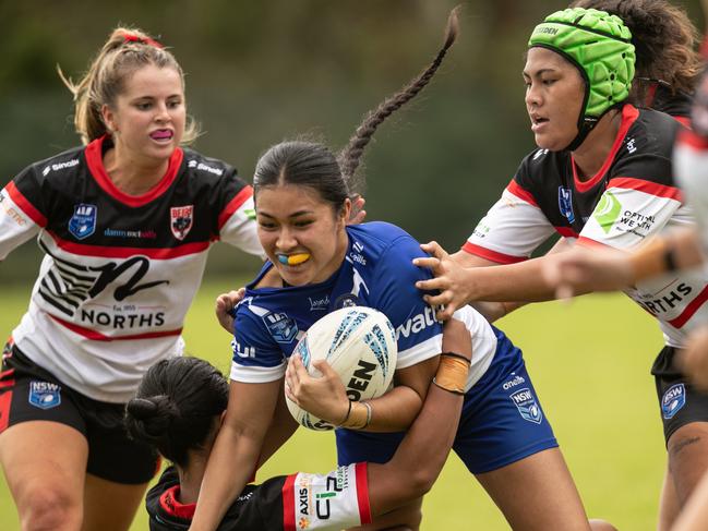 The Bulldogs are on fire in Tarsha Gale Cup. Picture: Julian Andrews