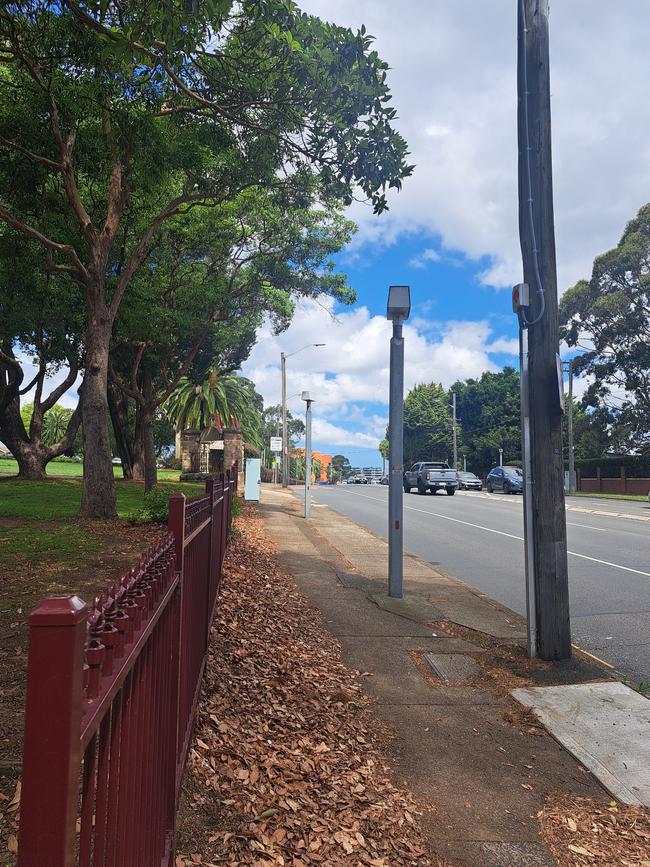 The Victoria Road camera is the third highest revenue-raising speed camera in any school zone in NSW. Picture: Supplied