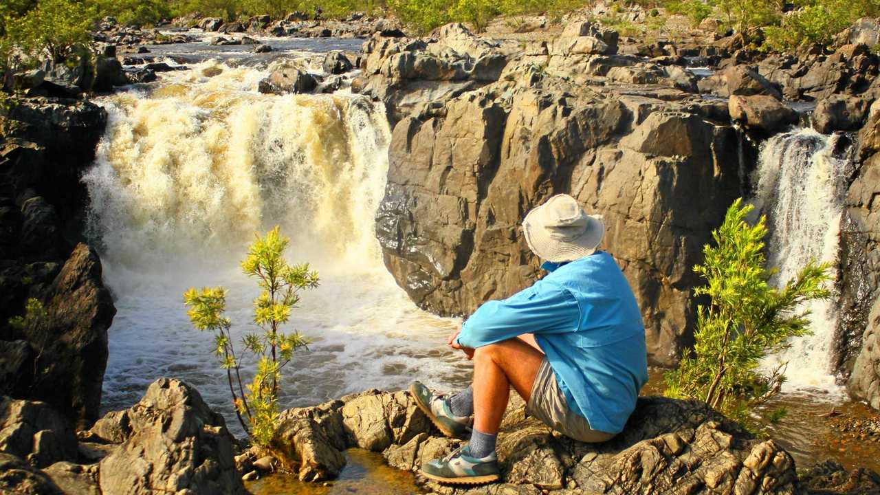 NATURAL FLOW: The Clarence River at Rainbow Falls at The Gorge during more plentiful times. Picture: Debrah Novak