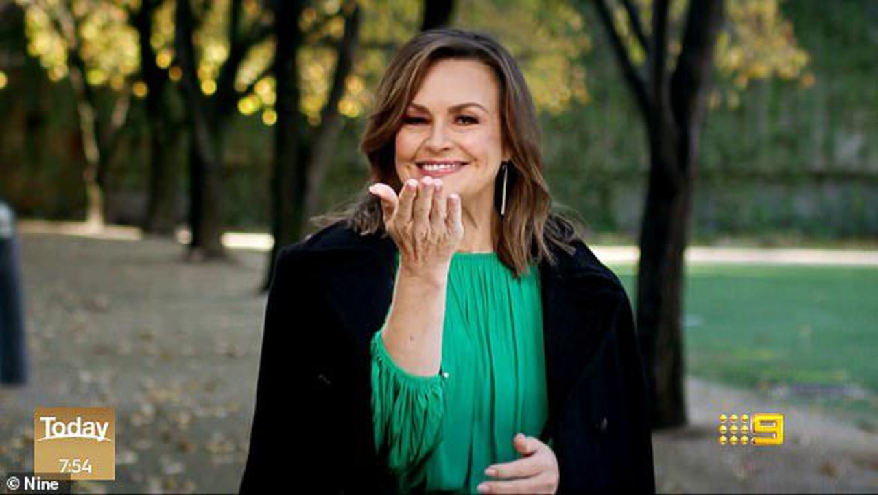 Lisa Wilkinson appeared on the Today show in early July. Picture: Channel 9.