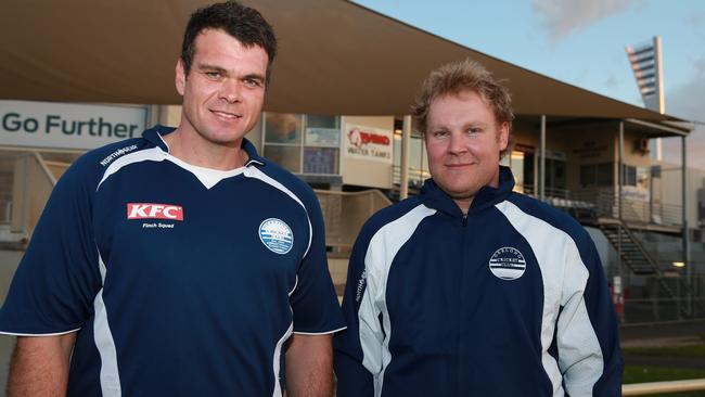 Damian Shanahan and Matthew Harrison will reunite at Greenvale Kangaroos.