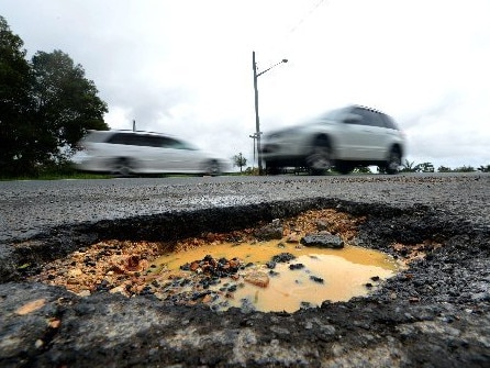 Pot holes are one of the Tweed Shire's biggest growth industries.