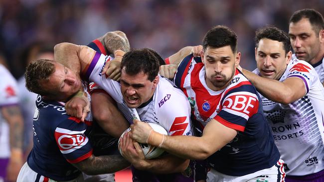 Dale Finucane worked hard for the Storm. Picture: Getty Images