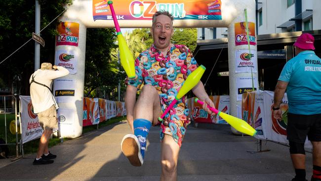 Michael Connell at the Oz Run. Picture: Pema Tamang Pakhrin