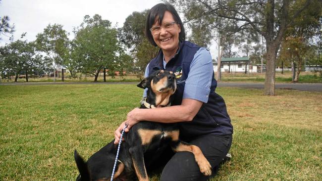 CHECK UP: Veterinarian Caron Brindley is encouraging owners to have their dogs checked and vaccinated for Parvovirus. Picture: Jorja McDonnell