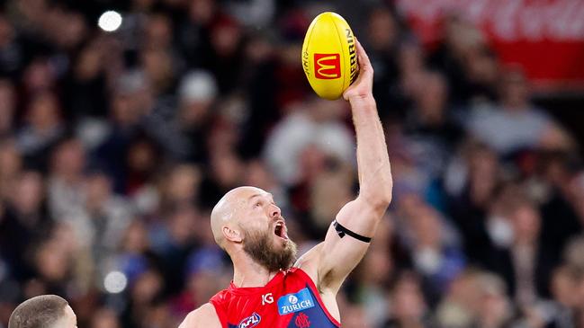 Max Gawn remains a leading ruck, and SuperCoach option, Photo by Dylan Burns/AFL Photos via Getty Images.