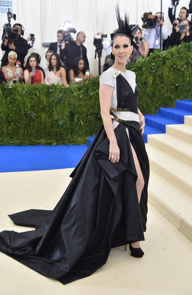 Celine Dion attends Monday’s Met Gala. (Photo by Theo Wargo/Getty Images For US Weekly)