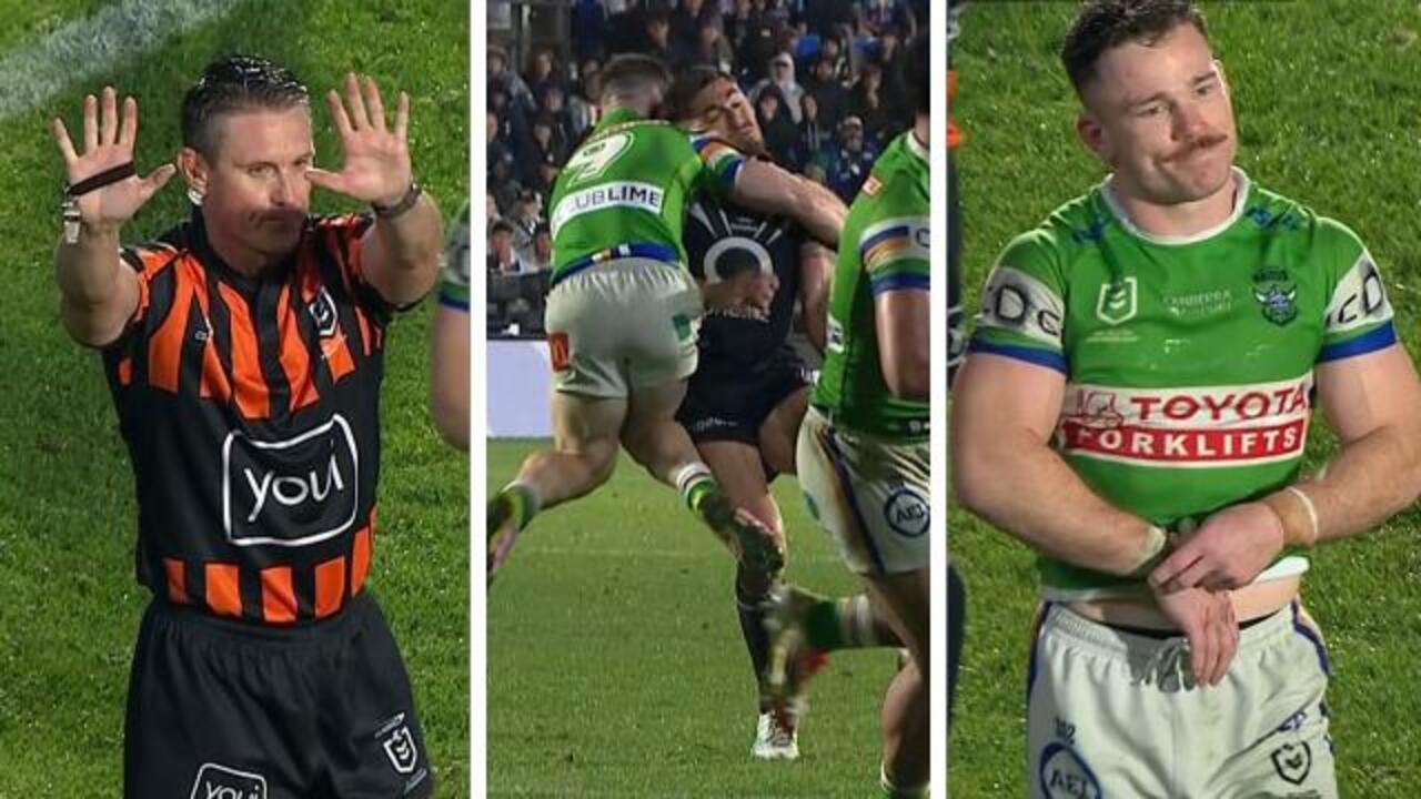 Bizarre late sin bin DRAMA