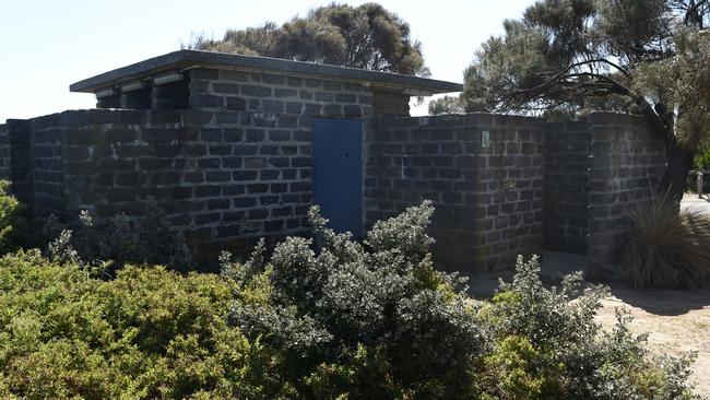 The existing toilet block near the carpark at Jetty Rd that will be demolished to make way for a new toilet. Picture: Chris Eastman