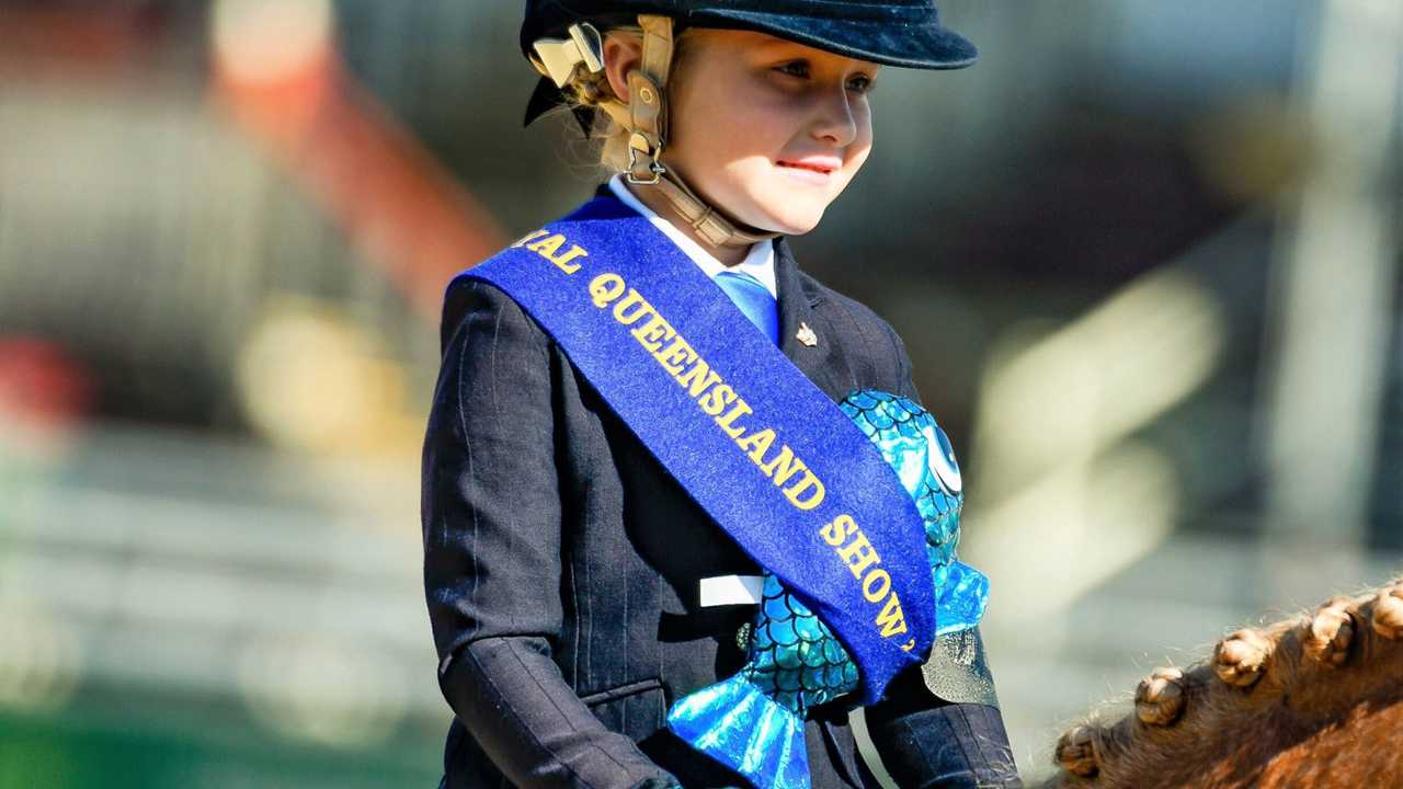 Little Kalli Takes Out Ekka Riding Class Two Years In A Row The