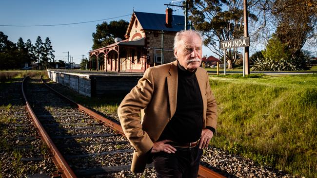 Chateau Tanunda owner John Geber hopes to finally realise his dream of restarting the Barossa wine train. Picture: Matt Turner