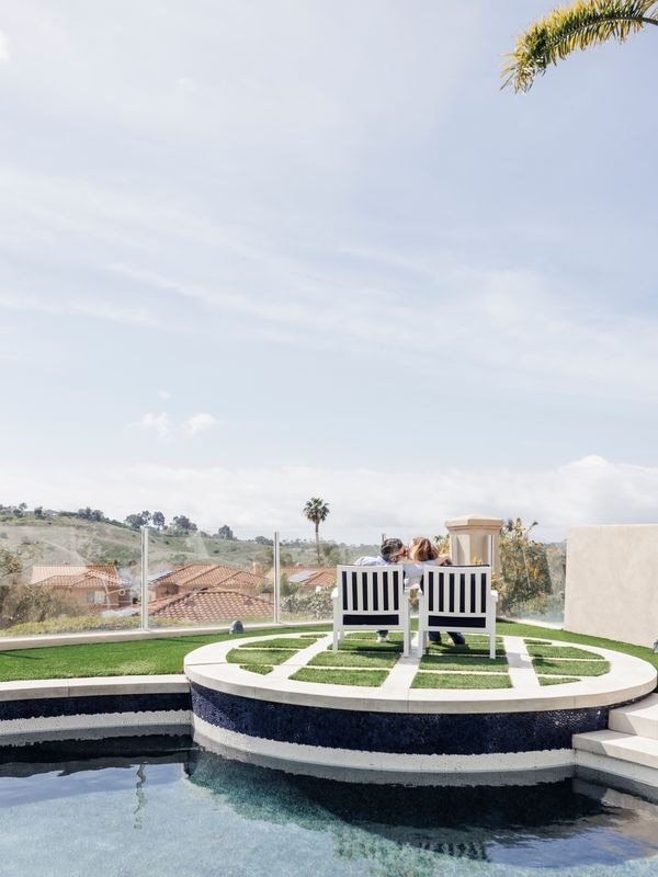 The Pearsons’ six-bedroom home in Laguna Niguel, California. Picture: Julie Goldstone