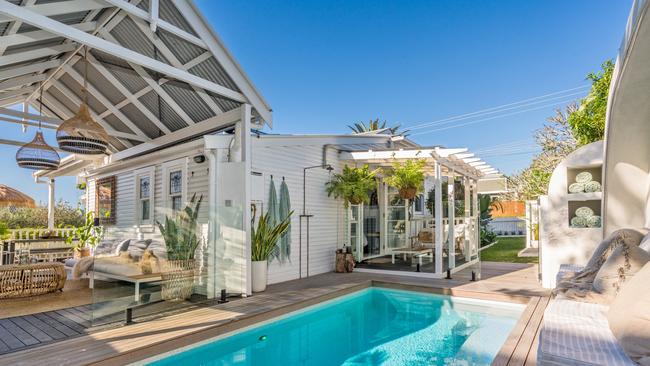 The Palm in Byron Bay was featured in Stayz 2023 Holiday Homes of the Year Award. Picture: Stayz