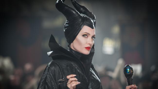 This photo released by Disney shows Angelina Jolie in a scene from "Maleficent." (AP Photo/Disney, Frank Connor)