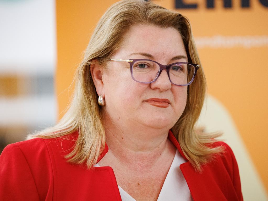 Minister for Treaty and First Nations People Natalie Hutchins addressed the panel on Thursday. Picture: Nadir Kinani