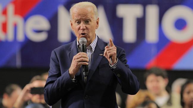 Joe Biden’s lead in the polls is narrowing. Picture: Travis Bell/Showtime